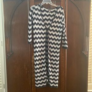 New directions lightweight midi length cardigan